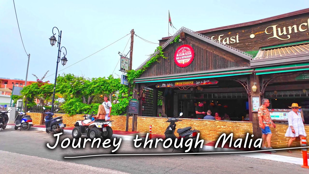 Malia, Crete: A Scenic Walkthrough in 2024 | City Driver Tours