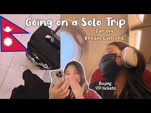 Pack & Prep for a Solo Trip✈️| VIP Tickets for my Dream Concert🥹{a roller coaster of emotions}