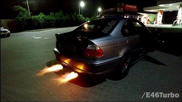 Launch Control @ EMU in E46Turbo || M50B25 Turbo