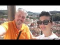 ВИД НА ЧЕШСКИЙ КРУМЛОВ С ВЫСОТЫ ПТИЧЬЕГО ПОЛЕТА VĚŽ ČESKÝ KRUMLOV СТРИМ #6. ELEN AND MILAN