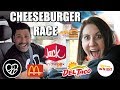 FAMILY SCAVENGER HUNT | AMAZING  FAST FOOD DRIVE THRU CHEESEBURGER RACE | PHILLIPS FamBam Vlogs