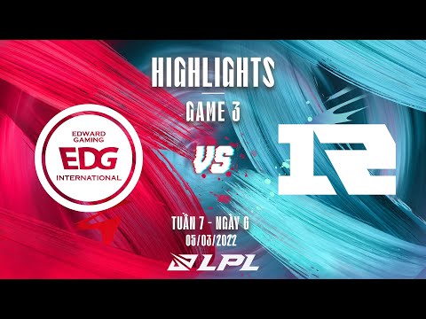 Video EDG vs RNG | Highlights - Game 3 | Tuần 7 Ngày 6 | LPL... - YouTube