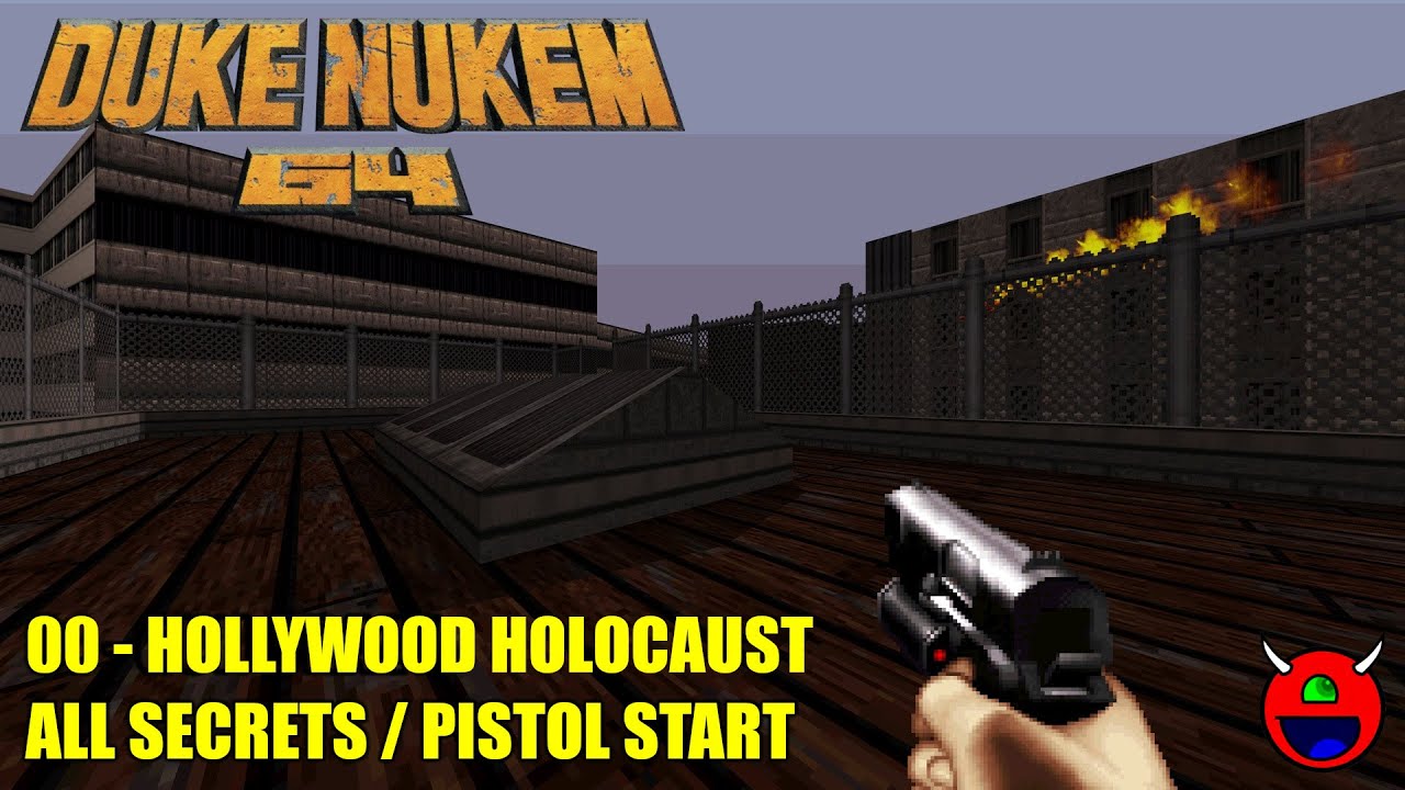 Duke Nukem 64 (RedNukem) - 00 Hollywood Holocaust - All Secrets