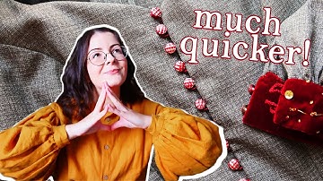 3 Alternatives to Buttonholes (+ how to handsew a buttonhole!)