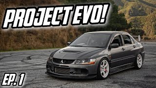 The Mitsubishi EVO 9 Build Begins!! Road to 550WHP | ep. 1