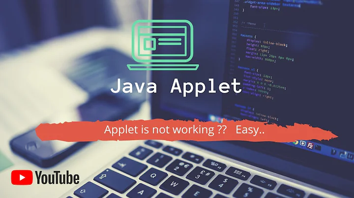 Applet is not working??  Easy solution 😎😎😎