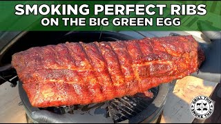 How To Smoke Perfect Ribs On The Big Green Egg Baby Back Ribs  Grill This Smoke That  Lets Eat