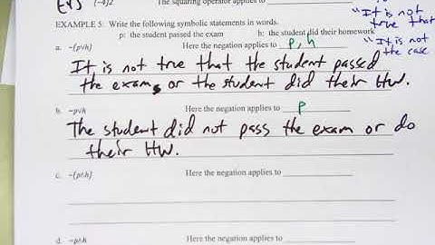 3.2 part 2 (Compound Statements and Connectives)