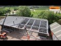 A steel industrial building construction by an aerial drone  frisomat