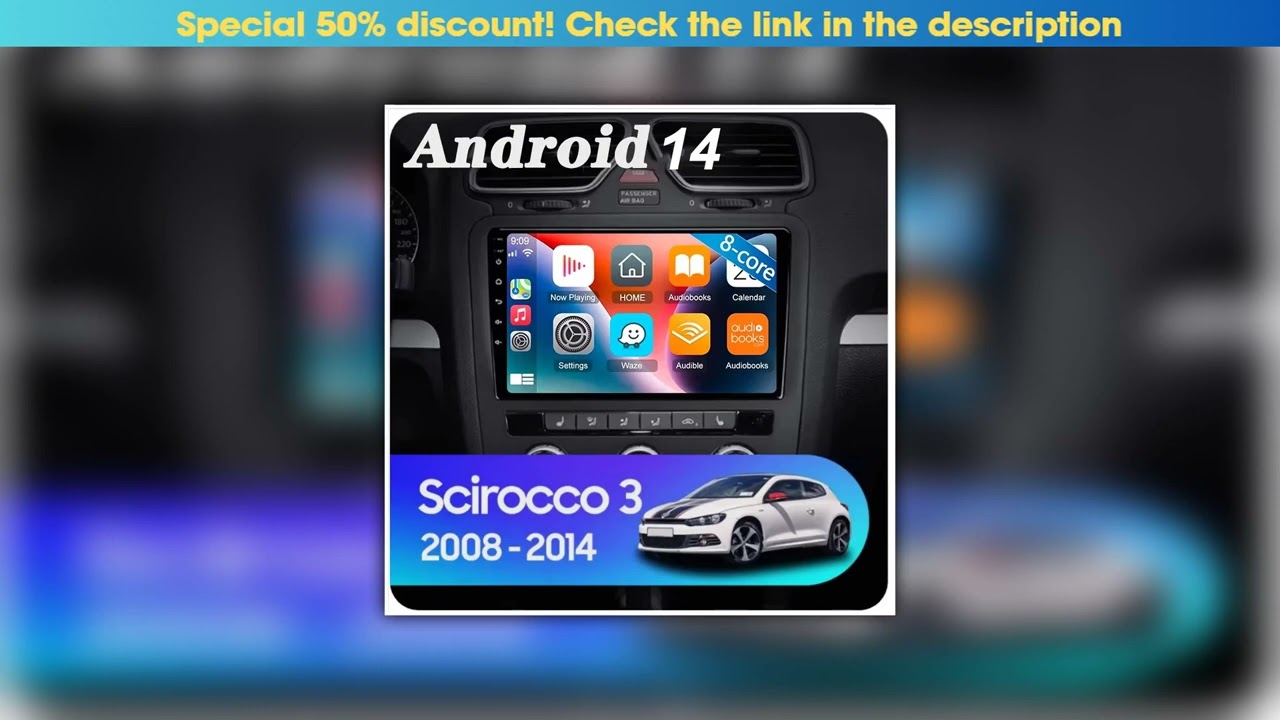 Flash Sale Android 14 Carplay Auto Car Radio For Volkswagen EOS Scirocco 3 III Mk3 2008-2014 Multim