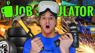 СТАВАМ МЕХАНИК НА КОЛИ ВЪВ ВИРТУАЛНА РЕАЛНОСТ! (JOB SIMULATOR VR)