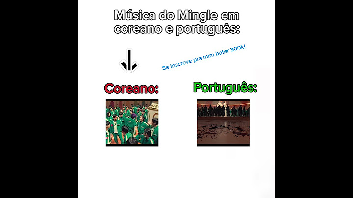 MUSICA DO MINGLE (ROUND 6 - 3 JOGO) EM COREANO E EM PORTUGUÊS. #mingle #round6 #carrosel #squidgame