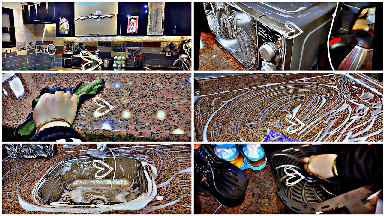 تنضيف عميق للمطبخ قبل شهر رمضان# افكار لتنظيف المطبخ بدون مجهود وهنعلق الزينه 