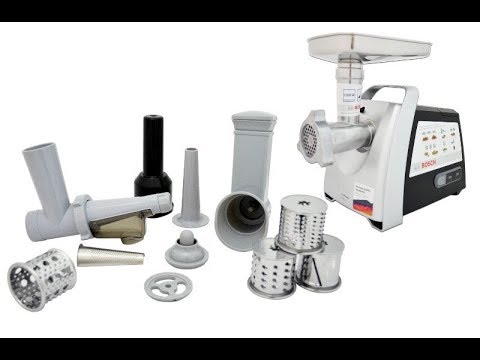 Video: Meat grinder Bosch MFW 68660: mga review, pangunahing tampok, pangkalahatang-ideya ng mga function