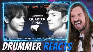 Drummer Reacts | SYJO 🇩🇪 vs DICE 🇰🇷  | GBB25: BOSS Loopstation