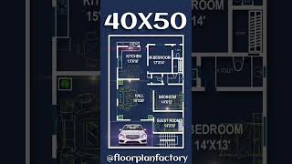 Ultimate 3BHK House Plan: Elegant & Efficient | 40x50 house