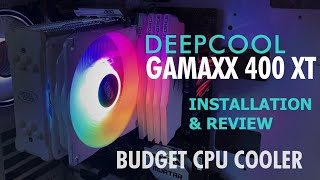 Deepcool Gamaxx 400 XT Cooler Installation & Review | Ryzen 5700G