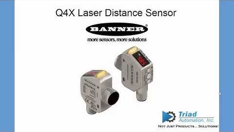 Banner Q4X Discrete Dynamic Teach Feature