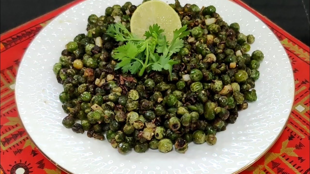 Green Peas Butter Garlic Fry Recipe YouTube
