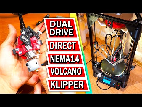 Видео: Директ экструдер своими руками для 3Д принтера, биметалл, Volcano, Nema14 и Klipper.