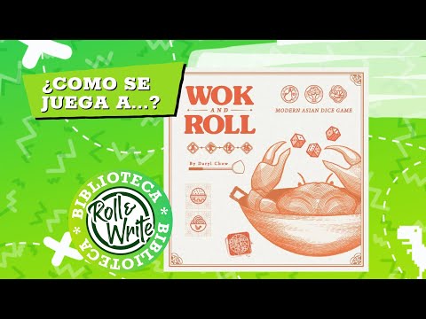 Como se Juega a Wok and Roll en castellano (Juego de Mesa Roll & Write)