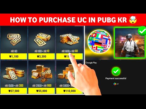 HOW TO BUY UC IN PUBG KR | ITEM UNAVAILABLE IN YOUR COUNTRY UC PURCHASE PROBLEM IN PUBG KR