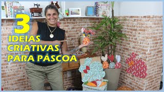 3 IDEIAS práticas para presentear na páscoa - Fácil e Rápido com RETALHOS | PATCHWORK Roberta Luz