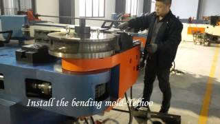Install the bending mold