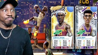 LEBRON JAMES &amp; LONZO BALL DUO CAUSE RAGE QUIT! NBA Playgrounds Gameplay Ep. 29
