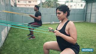 elastic band exercises decathlon