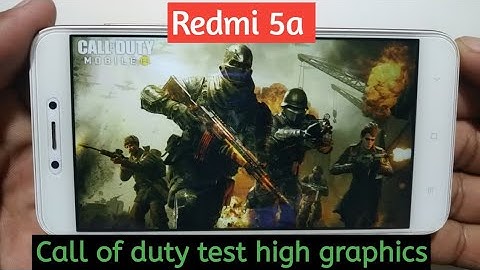 Redmi 5a Call Of Duty Test High Graphics Settings | redmi 5a cod test 2020 in Hindi | aashish rajput