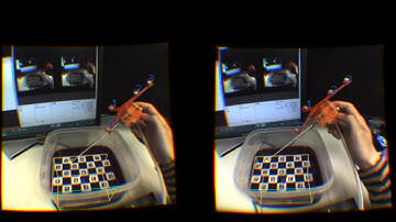 Ablation probe tracking using the Oculus rift and OvrVision Pro using augmented reality