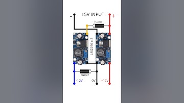 Dual Power Supply from Single Source Using LM2596 #electronics #diyelectronics #diy #ideax