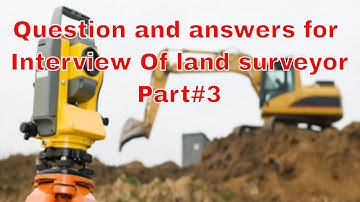 Interview  for land surveyor job part#3
