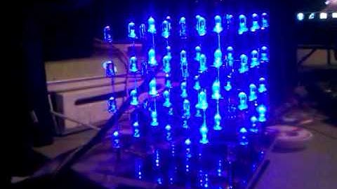 4x4x4 LED Cube Multiplexing Problem