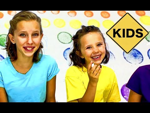 Learn English Colors! Rainbow Paint Dots with Sign Post Kids!