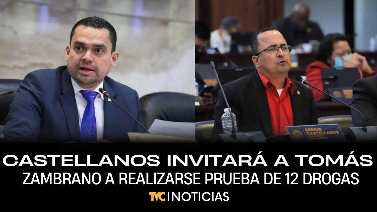 Sergio Castellanos invitará a Tomás Zambrano y a la junta directiva a realizarse prueba de 12 drogas