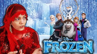 The villagers were stunned to see the Frozen movie ! React 2.0