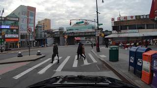 ⁴ᴷ⁶⁰ NYC State of Emergency : Driving Downtown Flushing (April 14, 2020)