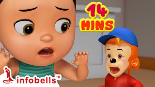 Bandar Mama Pahan Pajama Baby Pretend Play | Hindi Rhymes for Children | Infobells