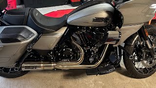 HD Road Glide 2023 CVO Vance & Hines Hi-Output RR PCX Exhaust System installation #sound #looks