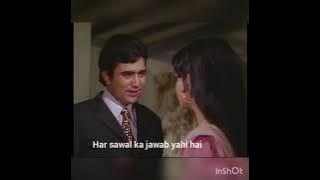 amar prem best dialogue. rajesh khannna