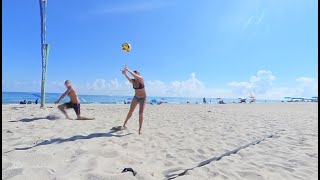 VR Volleyball At Delray Beach Florida.  12122