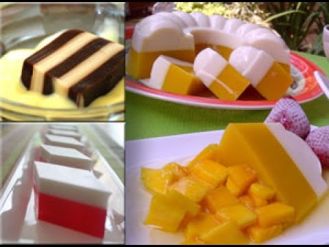  Resep  Cara Membuat Aneka Puding Santan  YouTube