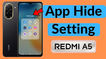 Redmi A5 me app hide kaise kare | how to hide apps in Redmi A5 | Redmi A5 app hide setting