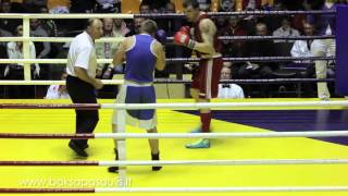 Vitalijus Subačius vs  Paulius Zujevas. XVIII A. Šocikas boxing tournament final - 91 kg.