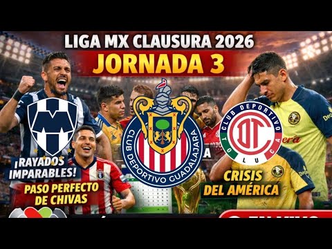 Liga MX Clausura 2026 Jornada 3 EN VIVO: Resultados, goles y análisis ...