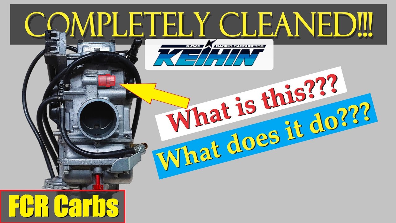 Carburetor Maintenance How to Completely Clean a Keihin FCR