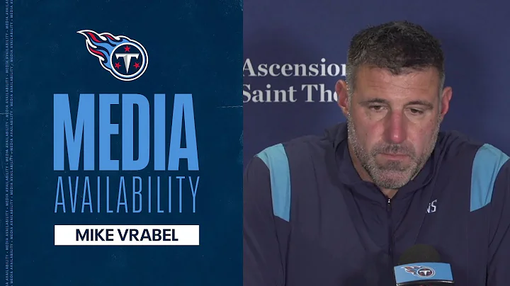 Say Less and Do More | Mike Vrabel Media Availabil...