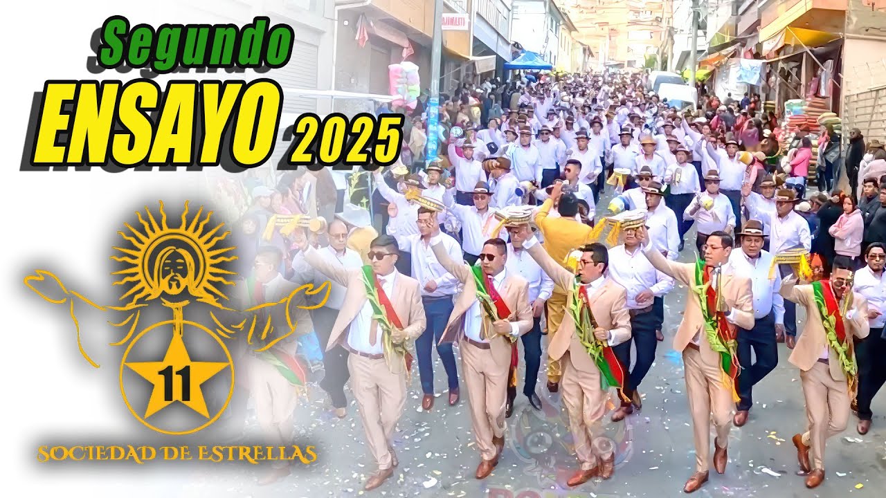 SOCIEDAD DE MORENOS LA PAZ MARAVILLA DEL MUNDO  - Segundo Ensayo Gran Poder 2025